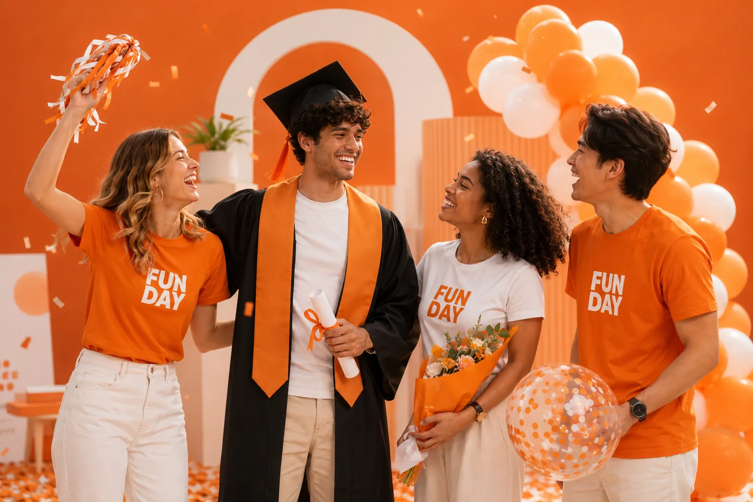 FunDay Graduation apparel and batch celebration moments